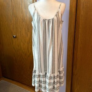 Loft outlet striped dress size small.